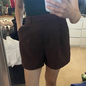 Abercrombie & Fitch Dark Brown Women's Shorts